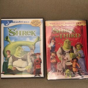 Factory sealed! 2 Shrek DVDs. Original and shriek the third. Price for both